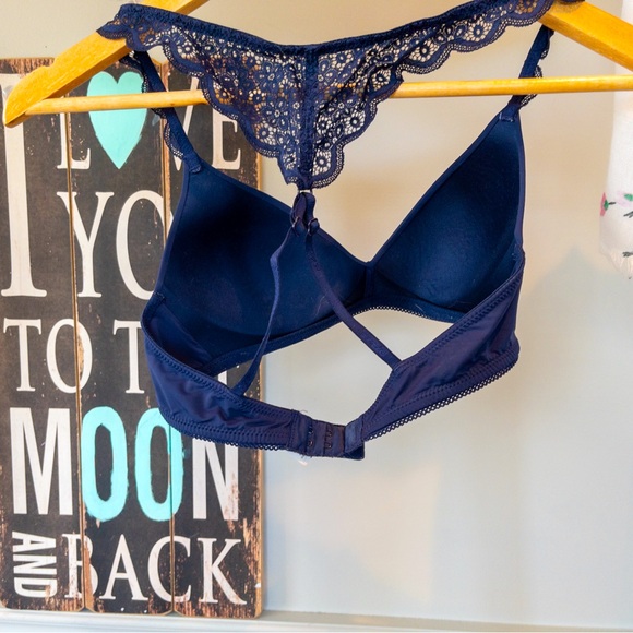 Aerie Navy Bra Size 32B in GUC - Picture 4 of 9